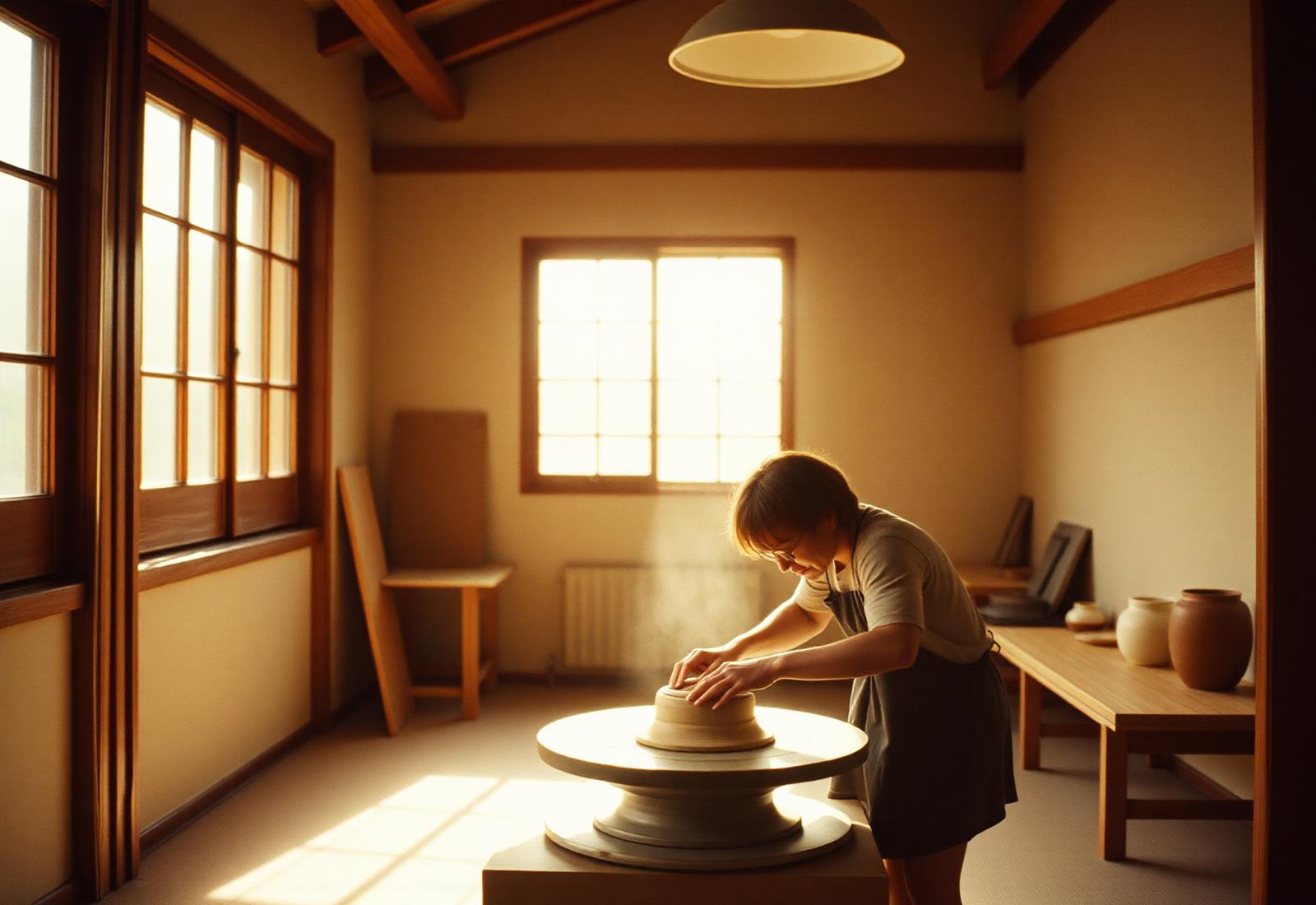 Slow Hands — still from work for Kōgei Ceramics